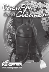 Ubbink VacuProCleaner Maxi Instrucciones De Uso