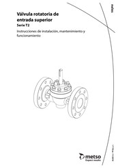 Neles metso T2H Instrucciones De Instalacion, Mantenimiento Y Funcionamiento