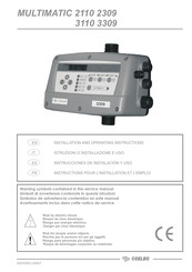 Coelbo MULTIMATIC 3110 Instrucciones De Instalacion Y Uso Y Cuidado