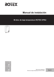 Rotex RHBX11CB Manual De Instalación