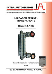 Intra-Automation ITA TG Serie Manual De Instalación Y Funcionamiento