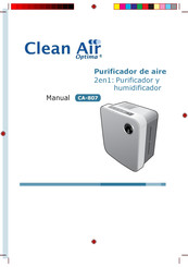 Clean Air Optima CA-807 Manual De Instrucciones