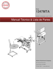 Atlanta Attachment Company 1347MTA Manual Técnico & Lista De Partes