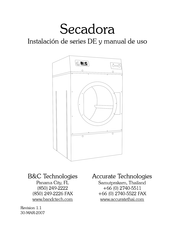 B&C Technologies DE50TR-23-E000RS0ABA Manual De Instalación