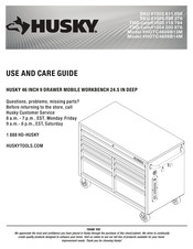 Husky HOTC4609B13M Guía De Uso Y Cuidado