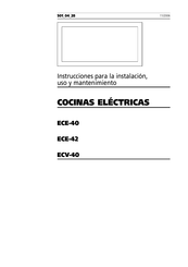 edenox ECV-40 Instrucciones Para La Instalación, Uso Y Mantenimiento