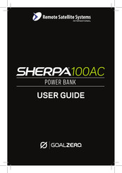 Goalzero SHERPA100AC Guia Del Usuario