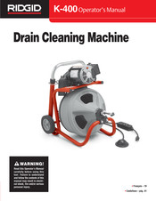 Ridgid K-400 Manual Del Usuario