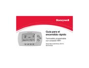 Honeywell RET97E5D Wi-Fi Serie Guía Para El Encendido Rápido