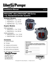 Liberty Pumps PROVORE 680 Serie Manual De Instalación