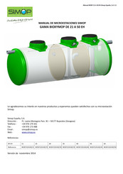 simop GAMA BIOXYMOP DE 21 A 50 EH Manual Del Usuario