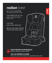 Diono Radian 3 RXT Manual De Instrucciones