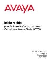 Avaya S8720 Guia De Inicio Rapido