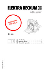 Metabo DH 330 Manual De Uso