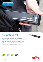 Fujitsu ScanSnap S1100i Guia De Inicio Rapido