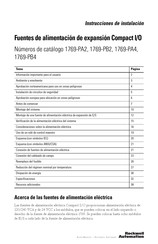 Rockwell Automation 1769-PB2 Instrucciones De Instalación