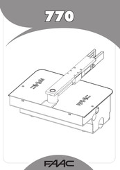 FAAC 770 Manual De Instrucciones