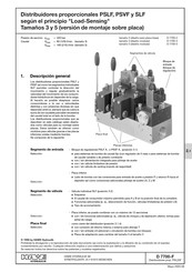 HAWE Hydraulik PSLF A Serie Manual Del Usuario