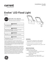 GE current Evolve EFH1 Guia De Instalacion