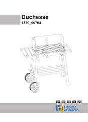 habitat et jardin Duchesse Manual Del Usuario