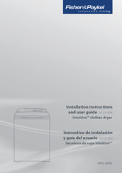 Fisher&Paykel Intuitive DGIX2 Instructivo De Instalacion Y Guia Del Usuario