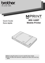 Brother MPRINT MW-140BT Guía Rápida