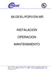 Dorot 68-DN-MR Instalación Operación Mantenimiento