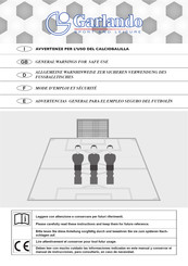 Garlando G200 Instrucciones Para El Montaje