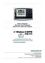 Sulky VISION WPB II Manual De Utilización Original