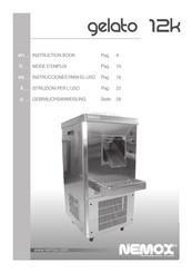 Nemox Gelato 12K Instrucciones Para El Uso