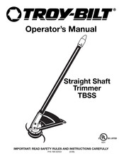 Troy-Bilt TBSS Manual Del Operador