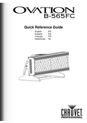 Chauvet Professional OVATION B-565FC Guía De Referencia Rápida