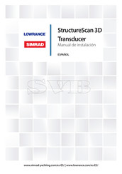 Navico StructureScan 3D Manual De Instalación