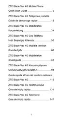 ZTE Blade Vec 4G Guia De Inicio Rapido