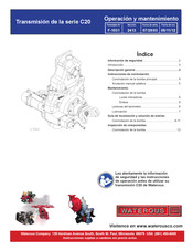 Waterous C20 Serie Manual De Operación Y Mantenimiento