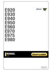 Easy-Laser E930 Manual De Instrucciones