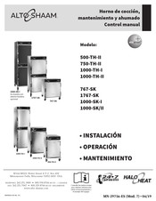 Alto-Shaam 1000-TH-II Manual Del Usaurio