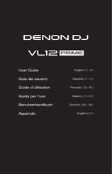 Denon DJ VL12 PRIME Guía Del Usario