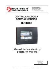 Notifier ID2000 Manual De Instalación Y Puesta En Marcha