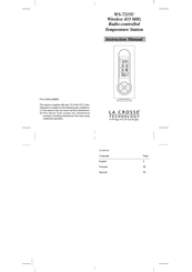 Crosse Technology WS-7215U Manual De Instrucciones