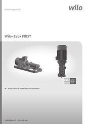 Wilo Zeox FIRST Serie Instrucciones De Instalación Y Funcionamiento