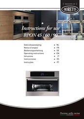 BORETTI BPON 45 Instrucciones