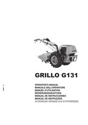 Grillo G131 Manual De Instrucciones