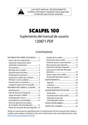 Cannondale Scalpel 100 Suplemento Del Manual De Usuario