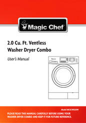 Magic Chef MCSCWD20W Manual Del Usurio