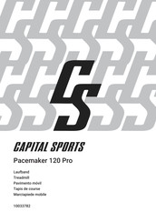 CAPITAL SPORTS Pacemaker 120 Pro Manual Del Usuario