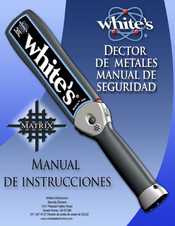 Whites Matrix 100 Manual De Instrucciones