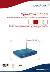 THOMSON SpeedTouch 580 Guia De Instalacion Y Configuración