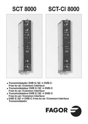 Fagor SCT 8000 Manual Del Usuario