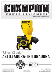 Champion Power Equipment 100137 Manual Del Propietário